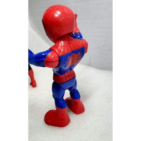 Spiderman Figure Lot: 6" Titan Hero 2019 + 5" Playskool Heroes 2018 Marvel Toy - Picture 10 of 16